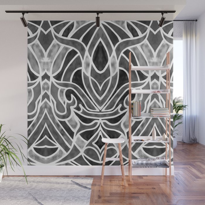 Fleur De Lis Wall Mural