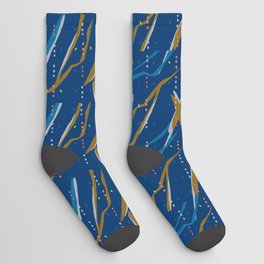 Seaweed Graphic Pattern JFS Socks