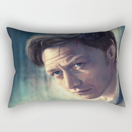 The Coffee Stain - James McAvoy Rectangular Pillow