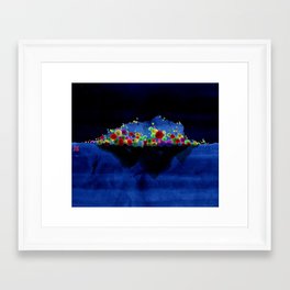 Lonelyisland-迷失的孤岛 Framed Art Print