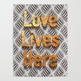 Love Lives Here on This Poster