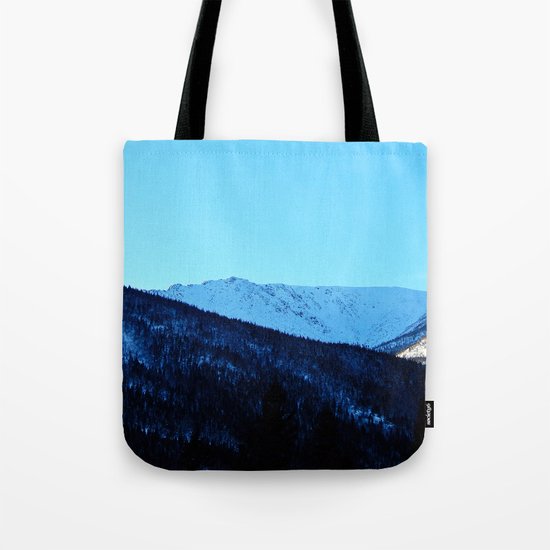 White Peaks Tote Bag