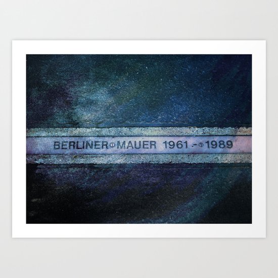 Berliner Mauer Art Print