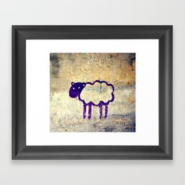 Just a Sheep Framed Art Print