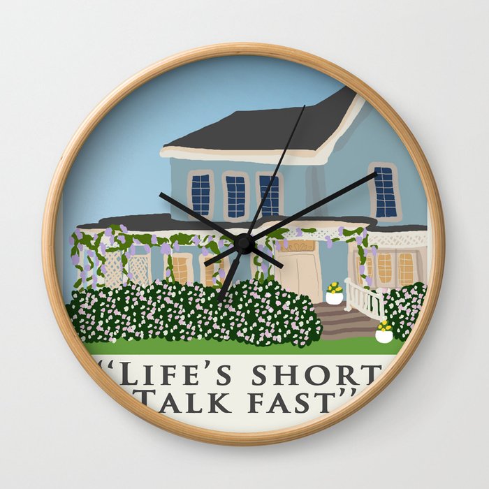Life's short, talk fast! Wall Clock