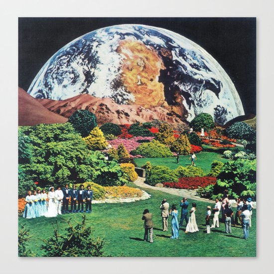 60:59:56 (Vast, lonely, forbidding) Canvas Print