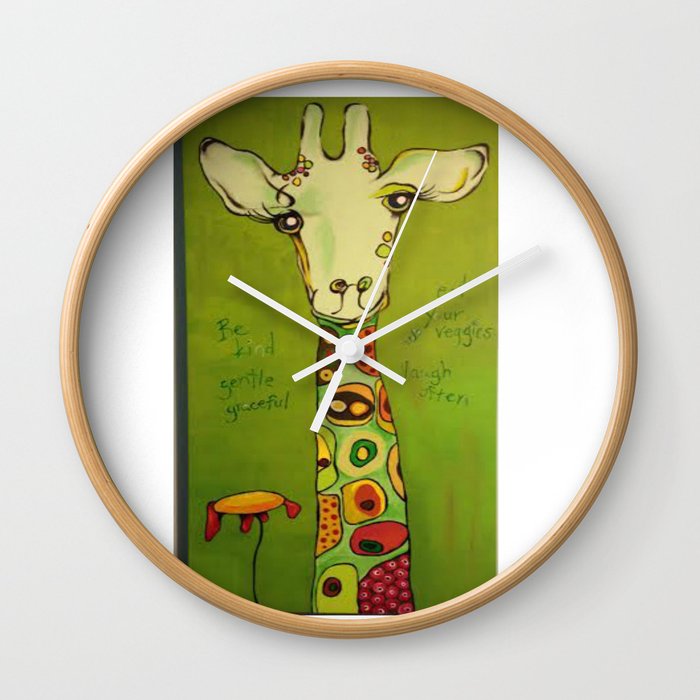 Kallies Giraffe 2 Wall Clock
