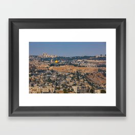 Jerusalem of Gold Framed Art Print