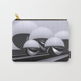 black-and-white -15- Carry-All Pouch