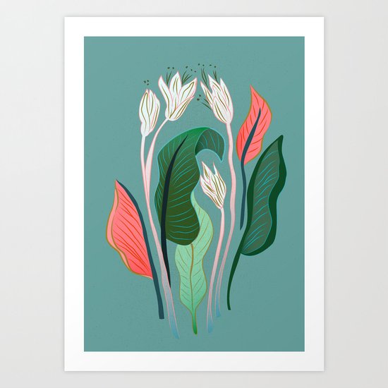 Exotic Dream Flower Art Print
