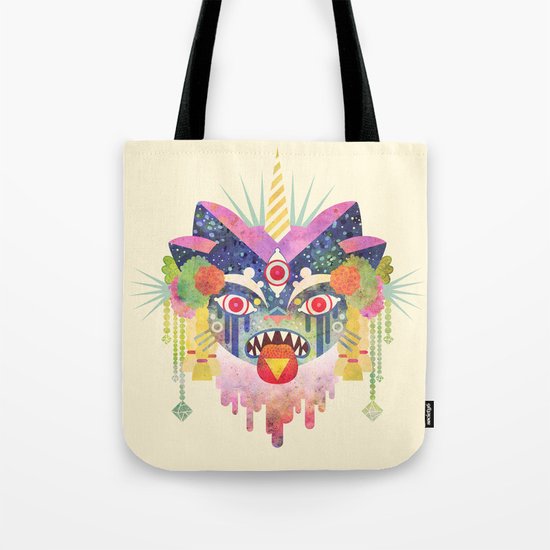 Demon Kitty Tote Bag