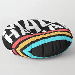 Retro Maui Hawaii Floor Pillow