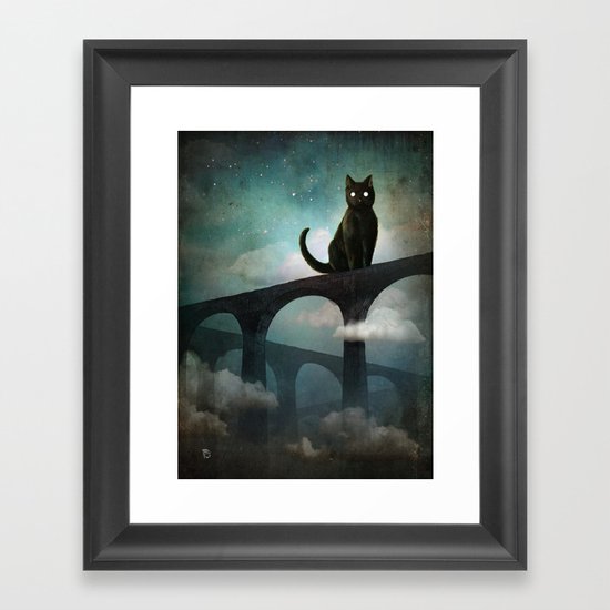 Into the Night Framed Art Print