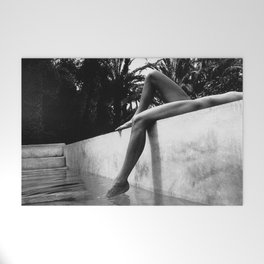 Dip your toes into the water, female form black and white photography - photographs Welcome Mat