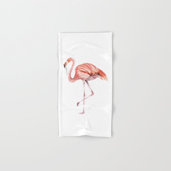 Pink Flamingo Hand & Bath Towel