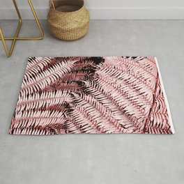 Tree Fern Leaf Design Rug