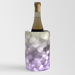 Purple Lavender Glitter #1 #shiny #decor #art #society6 Wine Chiller