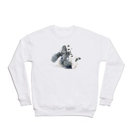 Mother and Baby Panda Bears Crewneck Sweatshirt