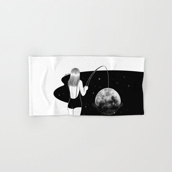 I just got mooned Hand & Bath Towel