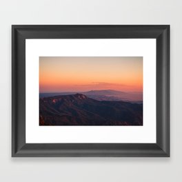 Sandia Peak Framed Art Print