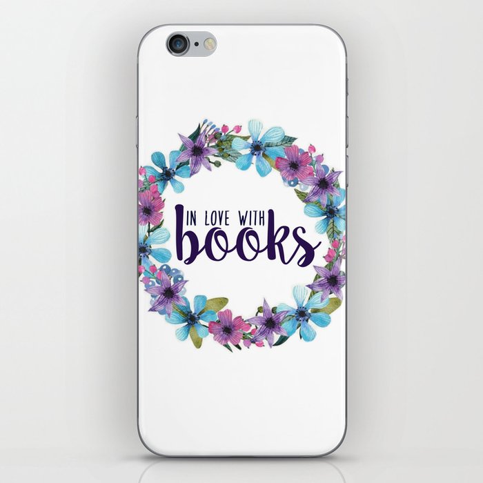 In Love With Books iPhone Skin