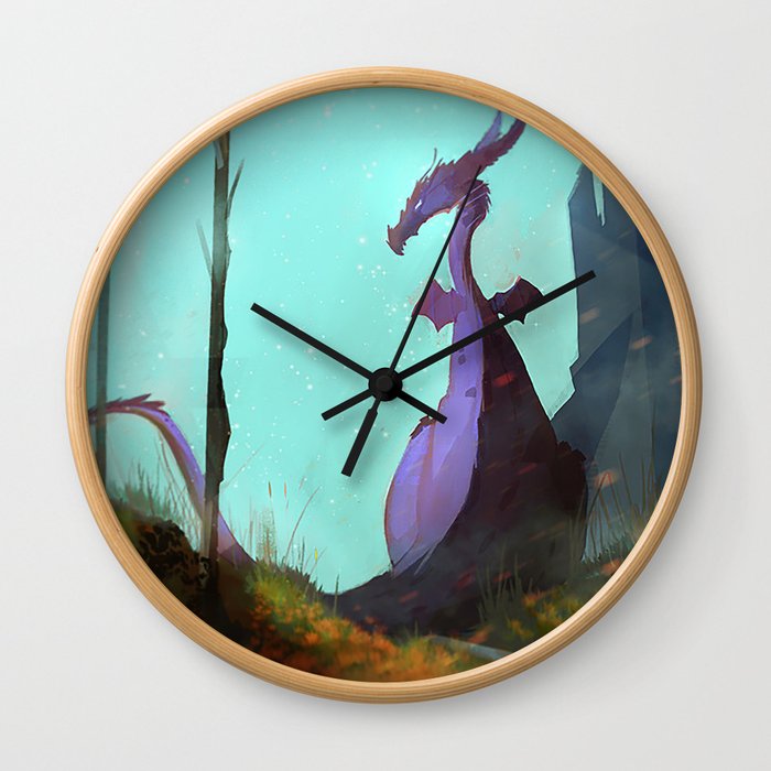 Dragon Sighting Wall Clock