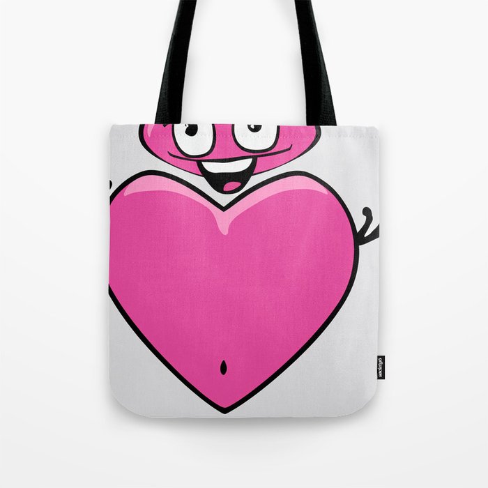 Big Pink Heart  Tote Bag