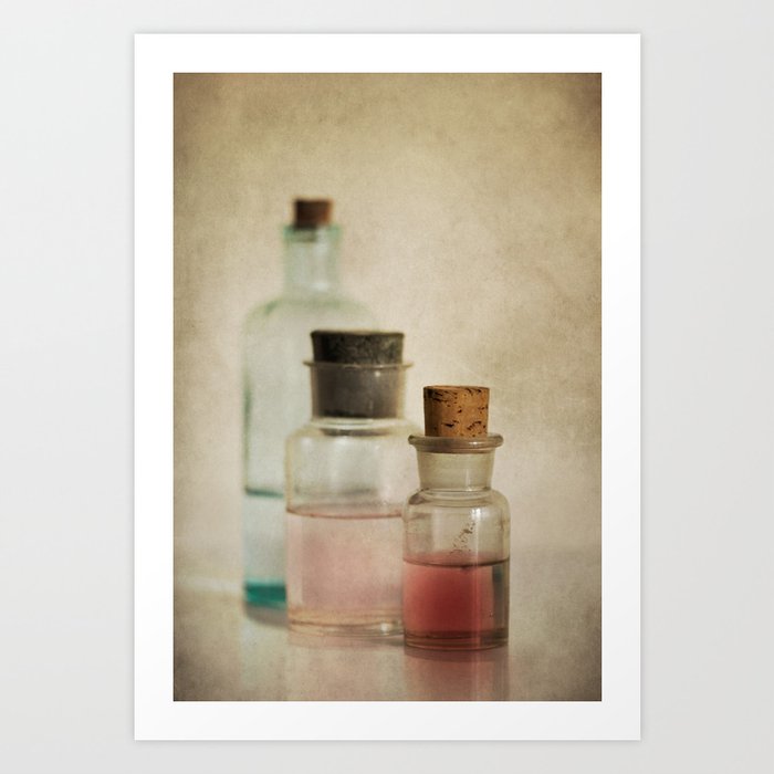 Bottles Art Print