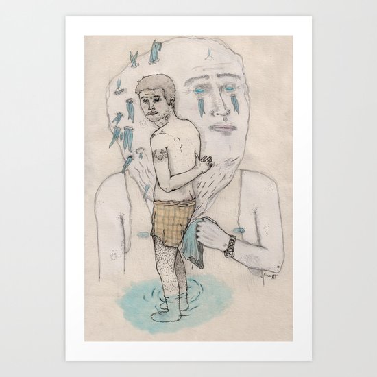 Toalla Art Print