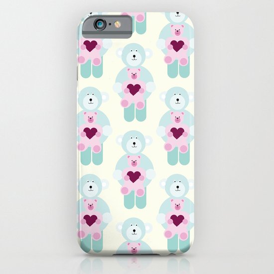 Hearts and bears iPhone & iPod Case
