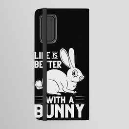 Rabbit Bunny Lionhead Angora Rex Harlequin Cage Android Wallet Case