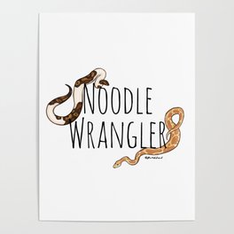 Noodles (Pythons) - Clear Poster
