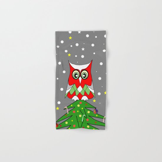 Tree Top Owl Hand & Bath Towel