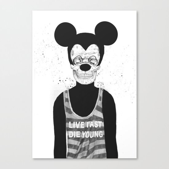 Dead mouse Canvas Print