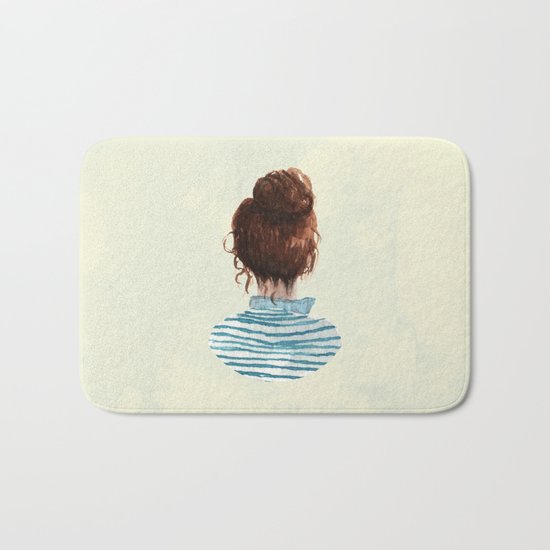 Sailor girl Bath Mat