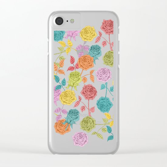 ROSES Clear iPhone Case