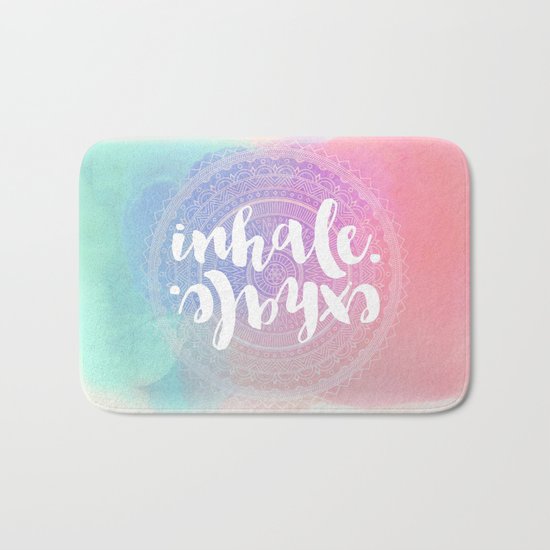 Inhale Exhale Bath Mat
