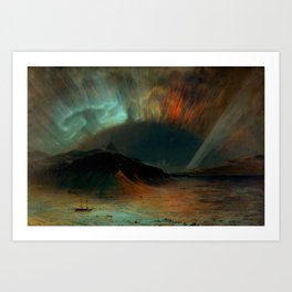 Aurora Borealis by Frederic Edwin Church Art Print