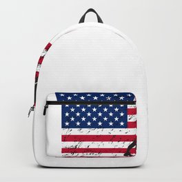 German Pinscher Patriotic American Flag Backpack