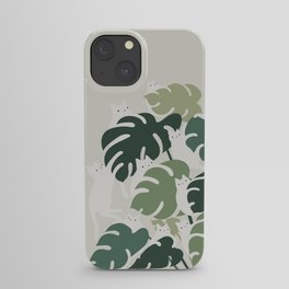 Cat and Plant 47 iPhone Case