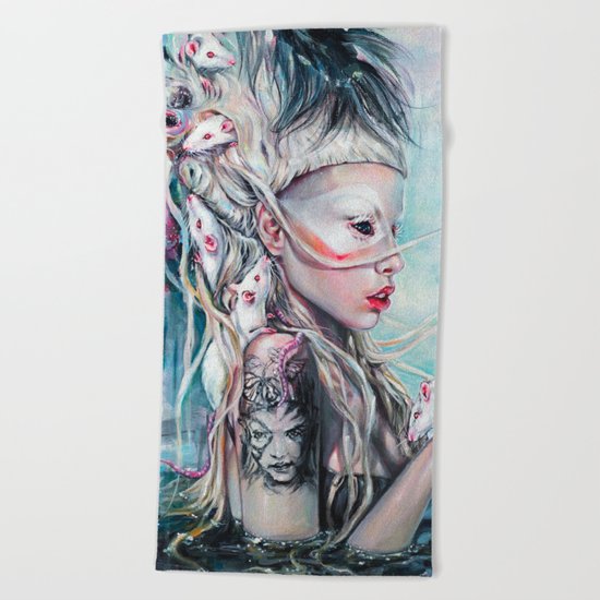 Yolandi The Rat Mistress Beach Towel