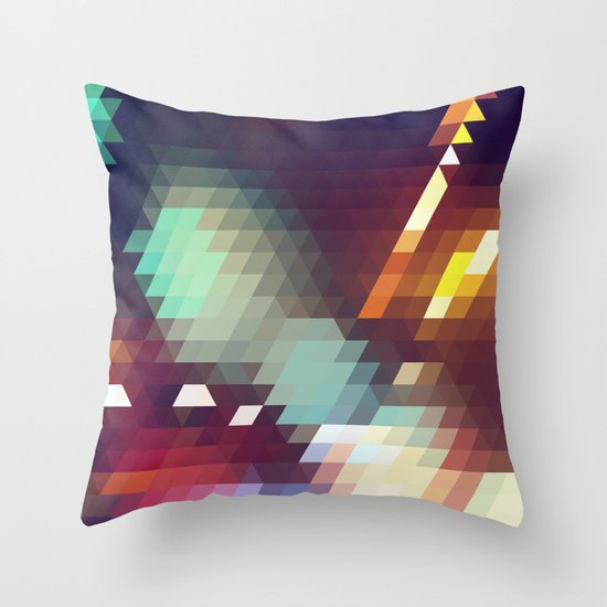Triangle Pattern Throw Pillow