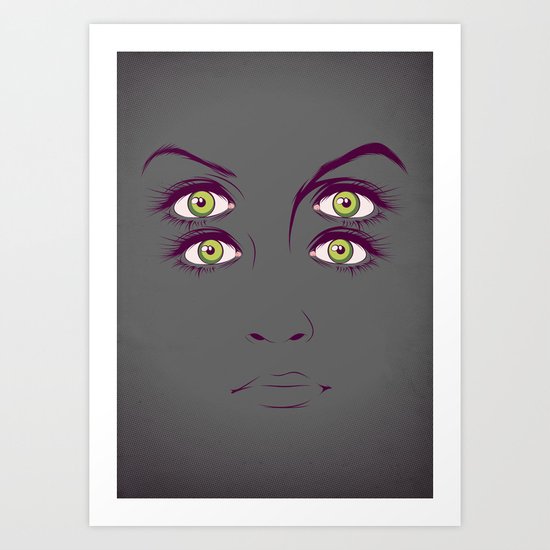 K. Art Print