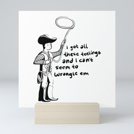 Sad Cowboy #8 Mini Art Print