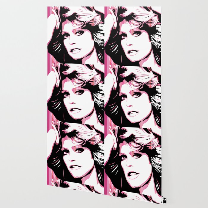 Farrah Fawcett Pop Art Wallpaper By Wcsmack Society6