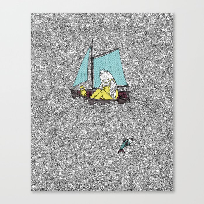 Old Man and the Sea Canvas Print