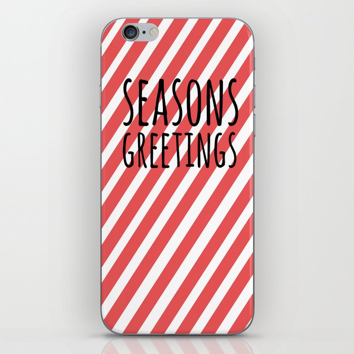 Season greetings polka iPhone Skin