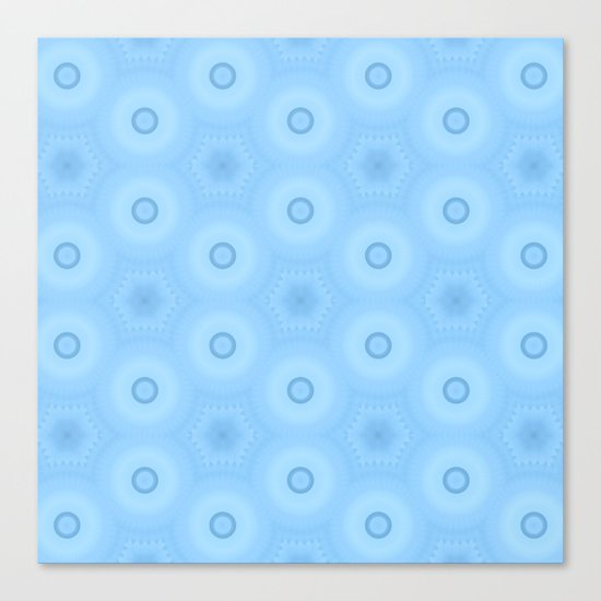 Fractal Cogs n Wheels in MWY Canvas Print