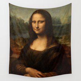 Mona Lisa by Leonardo da Vinci Wall Tapestry