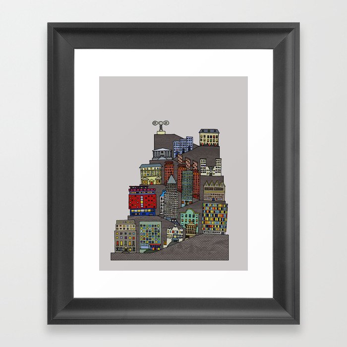 Townscape Framed Art Print